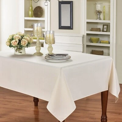 Linen HOMCHIC Table Cloth Indoor and Outdoor Tablecloth - Spill Proof 55x72 Inch - Image 1 of 4