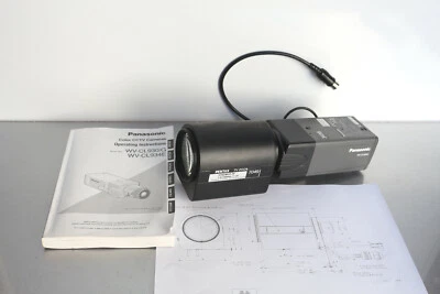 CCTV SET Panasonic WV-CLR 930/G mit Pentax H16 ZMED-5P 1/2" 7,5 - 120 mm 1:1.6 - Bild 1 von 4