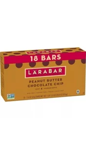 Larabar Peanut Butter Chocolate Chip, Gluten Free Fruit & Nut Bar, 18 Ct - Picture 1 of 2