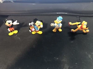 Vintage Walt Disney PVC Figure Lot of 4 Toys  Applause Mickey Mouse Pluto Donald - Picture 1 of 10