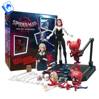 Action Figure Marvel Spiderwoman Gwen Stacy 13cm STATUA DA COLLEZIONE Supereroi - Immagine 1 di 4