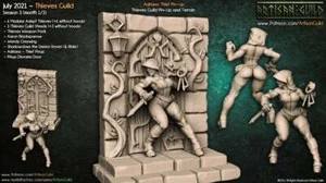 Adriana Thief Pin-Up | D&D | Pathfinder | AOS | Fantasy - Picture 1 of 1
