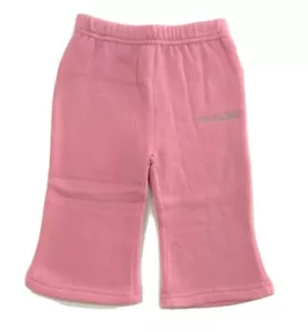 RBX GIRLS SWEATPANTS - PINK SZ 12 MONTHS - LONG PANTS ATHLETIC TRACK FLEECE - Picture 1 of 1
