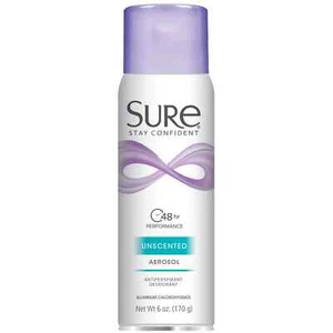 Sure Anti-Perspirant Deodorant Spray, Unscented, Women, 6 oz - Picture 1 of 4