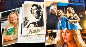 9 Autographed photos AVA GARDNER, PrIsicilla PRESLEY + 7 others............COA - Picture 1 of 11