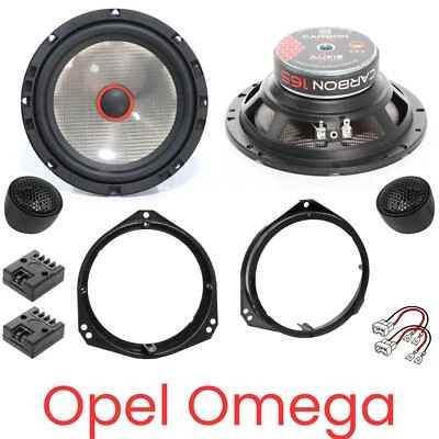 Audio System CARBON 165 Lautsprecher Boxen Set kompatibel für Opel Omega B (V94) - Bild 1 von 4