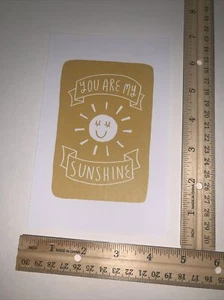 Hallmark Studio Ink lustige Postkarte: Du bist mein Sonnenschein Liebe dich Schatz - Bild 1 von 3