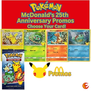 McDonalds Pokemon 25th Anniversary Promos Choose Your Card! NM-LP - Picture 1 of 32