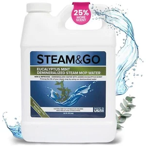 Steam & Go Demineralized Water For Steam Cleaner Pvcfree Floor Cleaner Liquid Co - Picture 1 of 6