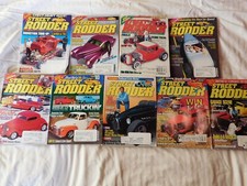 Street Rodder Magazines 1998, '99  Lot of  9  Classic Car and Street Rods