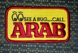 ARAB (PEST CONTROL) Iron or Sew-On Patch 3.5"X2 - Bild 1 von 2