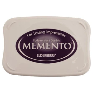 Tsukineko Memento Dye Ink Pad Fade Resistant Stamping Pad - Elderberry Purple - Foto 1 di 1