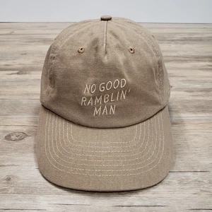 Zach Bryan Hat Cap Strap Back Tan No Good Ramblin Man Seager Embroidered Mens - Picture 1 of 11