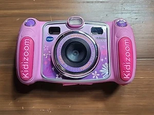 VTech Kidizoom Duo Selfie Digital Camera Video For Kids Pink 4x Zoom - Picture 1 of 4