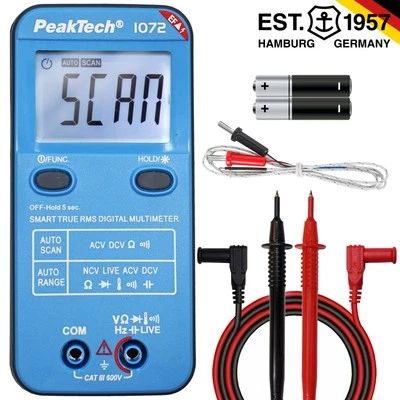 PeakTech P 1072 – Digital Multimeter, Strommessgerät, Spannungsprüfer - Bild 1 von 4