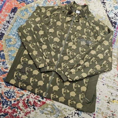 Puma X Pleasures Mens 2XL XXL Zip-Off Jacket Chocolate Chip Vest Sweater 620876 - Image 1 of 4