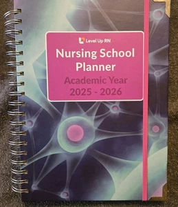 Nursing School Study Planner - Nursing Student Gifts - Fall 25/Spring 26 Cale... - Picture 1 of 7