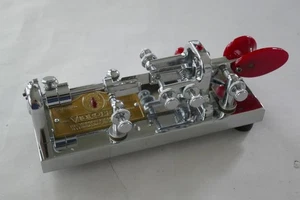 Vibroplex Telegraph Key No. 207327 Blue Racer - Picture 1 of 9