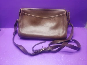 Vintage Coach Umhängetasche Multi-Zip Braun Leder J5C-9944 - Bild 1 von 24