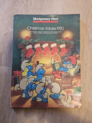 1982 Montgomery Ward Christmas Catalog MOTU Star Wars Smurfs Slot Cars  SEARS - Image 1 of 4