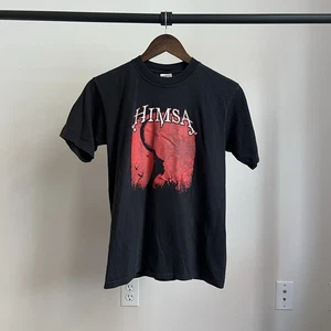 Himsa 2006 Hardcore Heavy Metal Youth L Band Tee - Picture 1 of 5