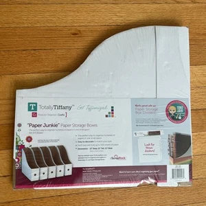 Totally Tiffany Paper Junkie Paper Magazine Storage Boxes Set of 5 - Brand New - Picture 1 of 4