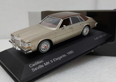 Cadillac Seville MKII Elegante 1980 techo dorado/marrón 1:43 caja blanca WB206 ¡RAREZA! Foto 1 de 4