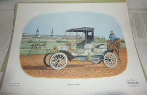 C. Don Ensor RIDING IN STYLE Limited Edition Print Twin Spires Churchill Downs  - Picture 1 of 6