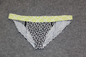 BIKINI UNTERTEIL SLIP   GRÖSSE 40  WEISS SCHWARZ GRÜN UMSCHLAGBUND VON BPC - Bild 1 von 1