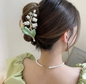 Metal Tulipán Estrás Garra de Pelo Eegant Clip Pasador Horquilla Dragón Música Nota - Imagen 1 de 12