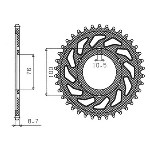 MS-BE2F0C6305 CORONA AC P530-D44 UNIV. 6 FORI (76-100-10,5) 0 MARCHESINI CE 5 - Foto 1 di 1