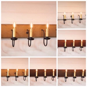 5 Arm Electric Vanity Wall Light Bar in 5 Color Choices. Mirror Vanity Bar Light - Picture 1 of 6