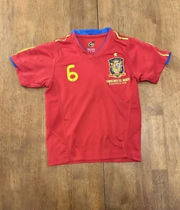 Camiseta Iniesta España Juvenil Talla 4 2010 Mundial Fútbol Sudáfrica - Imagen 1 de 9