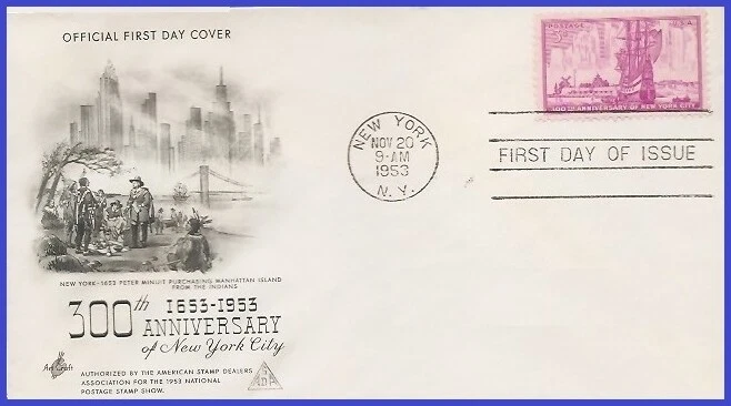 USA4 #1027 U/A ARTCRAFT FDC   New York City - Image 1 of 1