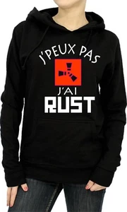 Sweat à capuche FEMME JE PEUX PAS J'AI RUST - Imagen 1 de 5