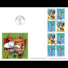 FDC GF LNF - Carnet fête du timbre 2003, Lucky Luke, 15/3/03