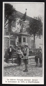 1929 -- OBER FLORSHEIM LE CALIRON FRANCAIS SONNANT AU MONUMENT DE 1870 3R361 - Bild 1 von 1