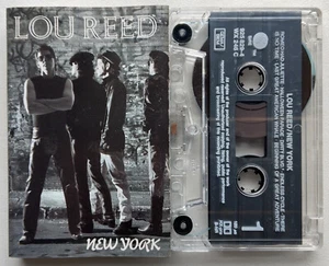 LOU REED - NEW YORK (SIRE WX246C) 1989 EUROPE CASSETTE TAPE VELVET UNDERGROUND - Picture 1 of 3