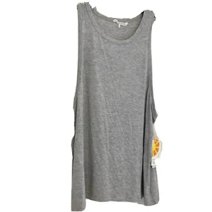 Grey Swim Beach Cover Up Muscle Tank Hemmed Tunic NWT C&C California Womens Sz M - Picture 1 of 8