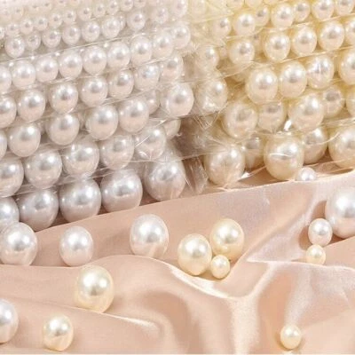2-20mm No Hole Round Imitation Plastic Pearl for Jewelry Accessories Bead - Image 1 of 4