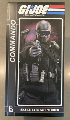 SIDESHOW G.I. JOE OJOS DE SERPIENTE CON COMANDO DE MADERA 2631 BARCOS SIN ABRIR🌎EN TODO EL MUNDO Foto 1 de 4