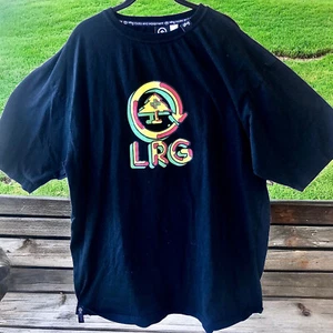 LRG Lifted Research Group schwarzes T-Shirt King Of The Jungle Herren Größe 3XL XXXL - Bild 1 von 14