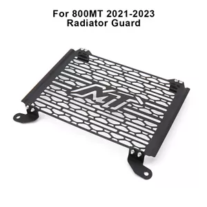 Cubierta protectora de rejilla de radiador de acero negra para motocicleta CF-MOTO 800MT 2021-2023 - Imagen 1 de 7