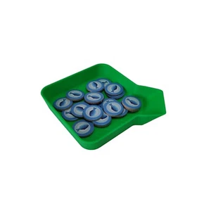 Set of 4 Large Board Game Token Trays, Stackable Universal Dishes with Funnel - Picture 1 of 3