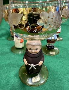 Unique European Character Goblets - Gold Trimmed -Vintage-Collectors - Picture 1 of 5