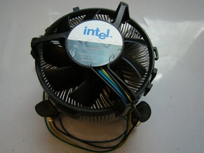 Intel Original C91988-002 Socket 775 CPU Aluminum Heat Sink Fan/ 12V .28amp - Image 1 of 4