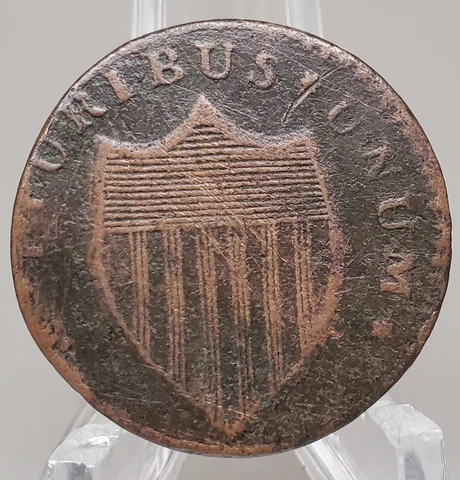 Colonial 1786 New Jersey Copper Vg Very Good Us Coin Cover