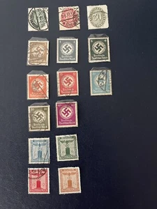 Germany Government Service 1927-1938 mix 15 stamps, see photos - Picture 1 of 6