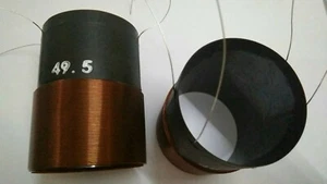 ID:49.5mm 4 layer Double group coil 3+3 ohm KSV woofer bass speaker voice coil - Picture 1 of 2