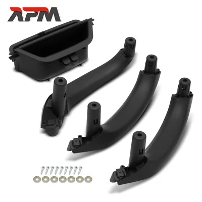 4x Türgriff Innenausstattung L+R Schwarz für BMW X3 F25 X4 F26 xDrive30d 11-18 - Bild 1 von 4
